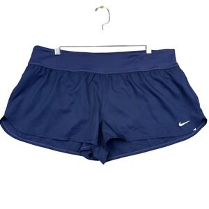 Nike Swim Shorts Womens XL Navy Blue NESS9200 Boardshort Bathing Suit Bottom